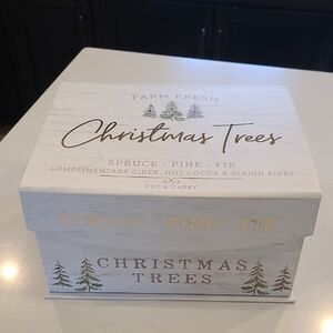 Christmas Trees Decorative Box